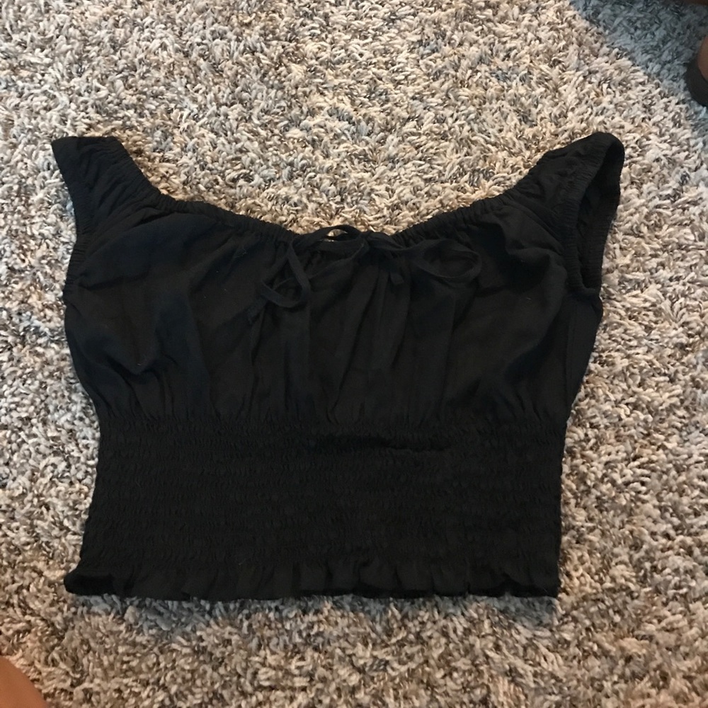 Brandy Melville off the shoulder black top