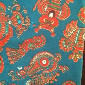 Os Lularoe, Inca Inspired Birds, Leggings