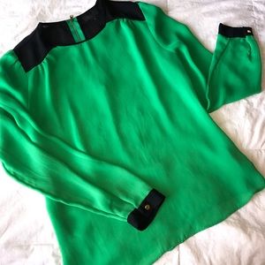 Black and green top