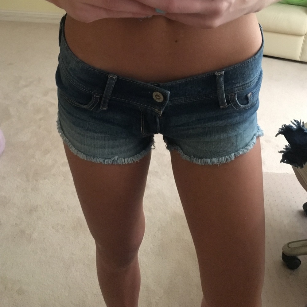 Ombré Hollistet jean shorts