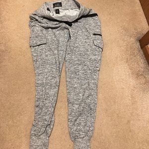 Champs gray joggers in men's small