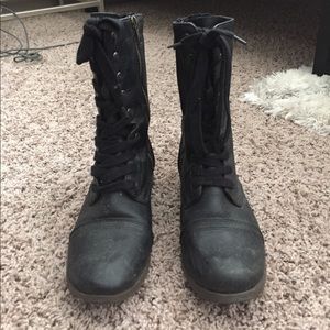 Black Combat Boots
