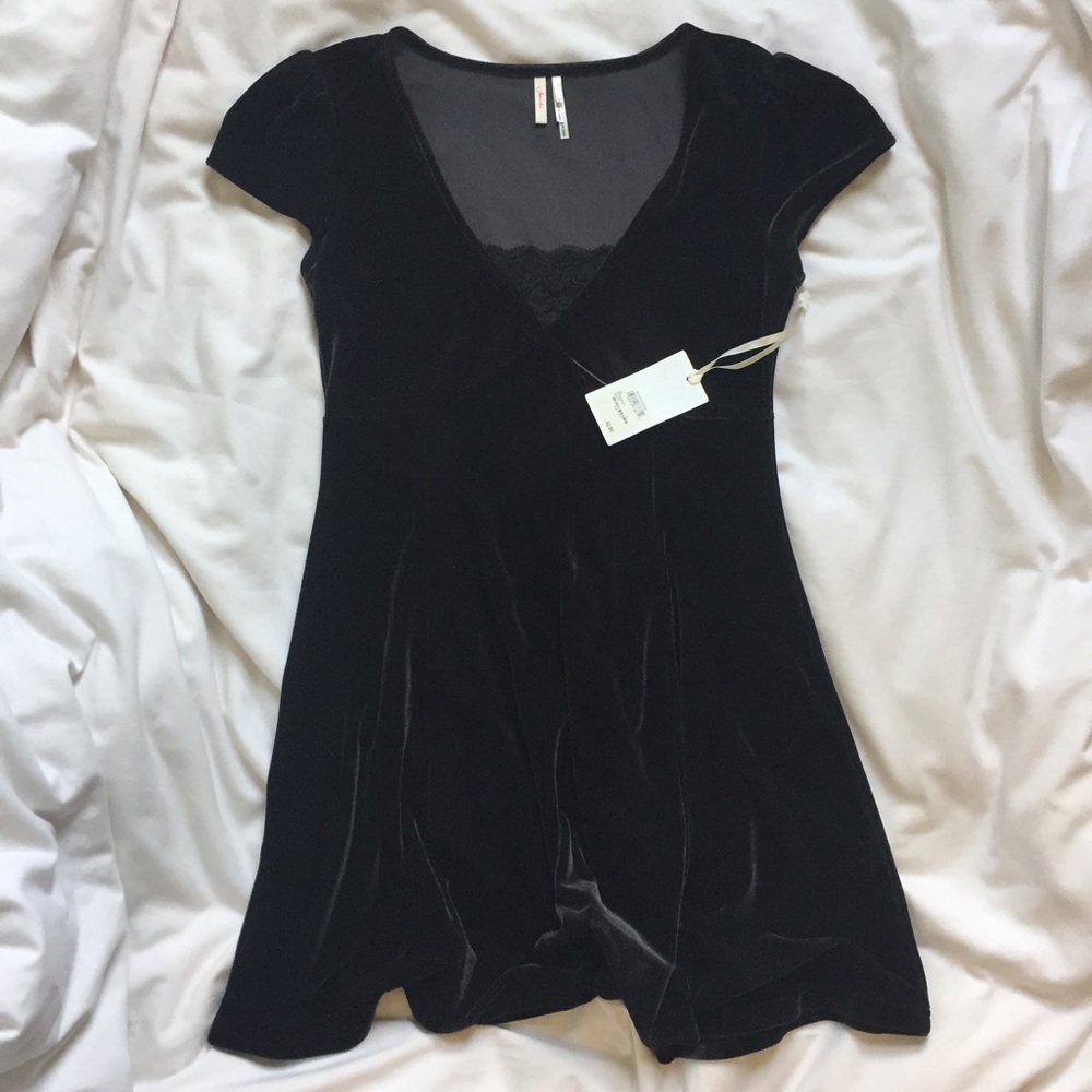 velvet skater dress