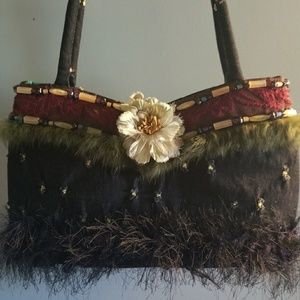 Mary Frances beaded handbag