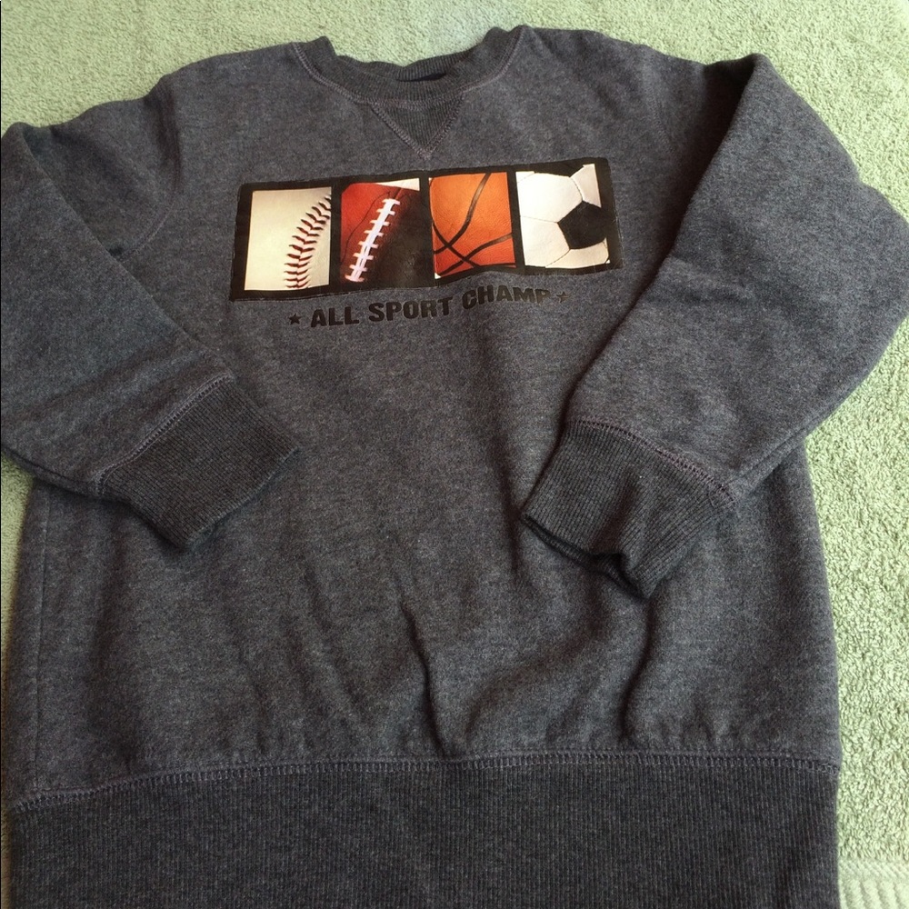 Gray All Sport Champ sweatshirt. Super soft