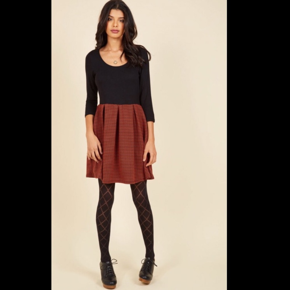 NWOT Dress with Pleated Skirt from ModCloth