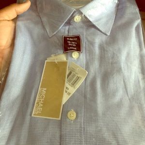 MK slim Fit Dress shirt large 34/35 16-161/2