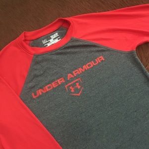 Under Armour  youth baseball tee 3/4 sleeve