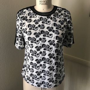 A.L.C. Printed Silk Blouse