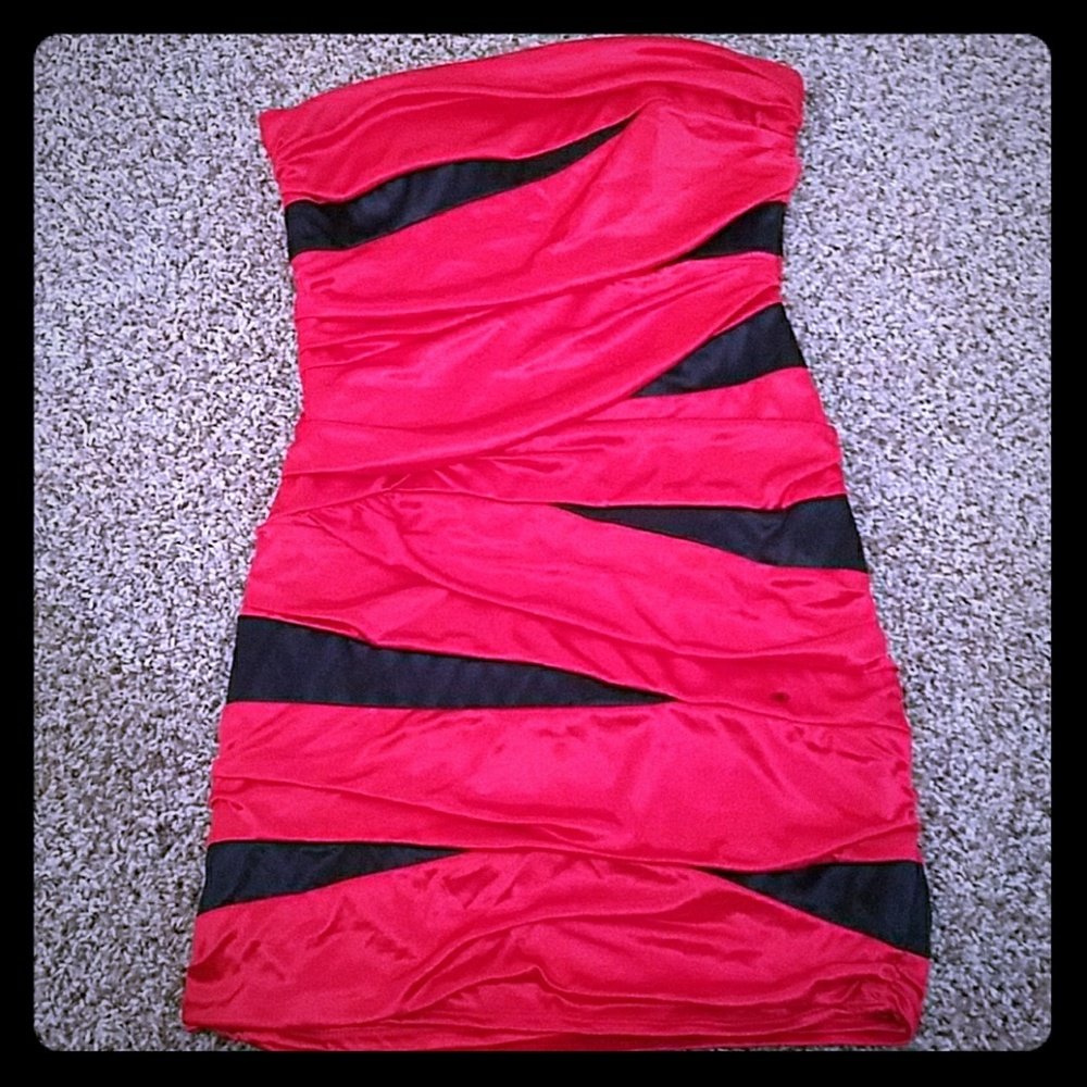 Sexy red dress