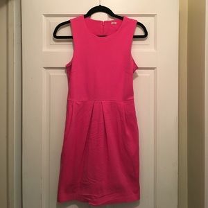 J Crew hot pink dress