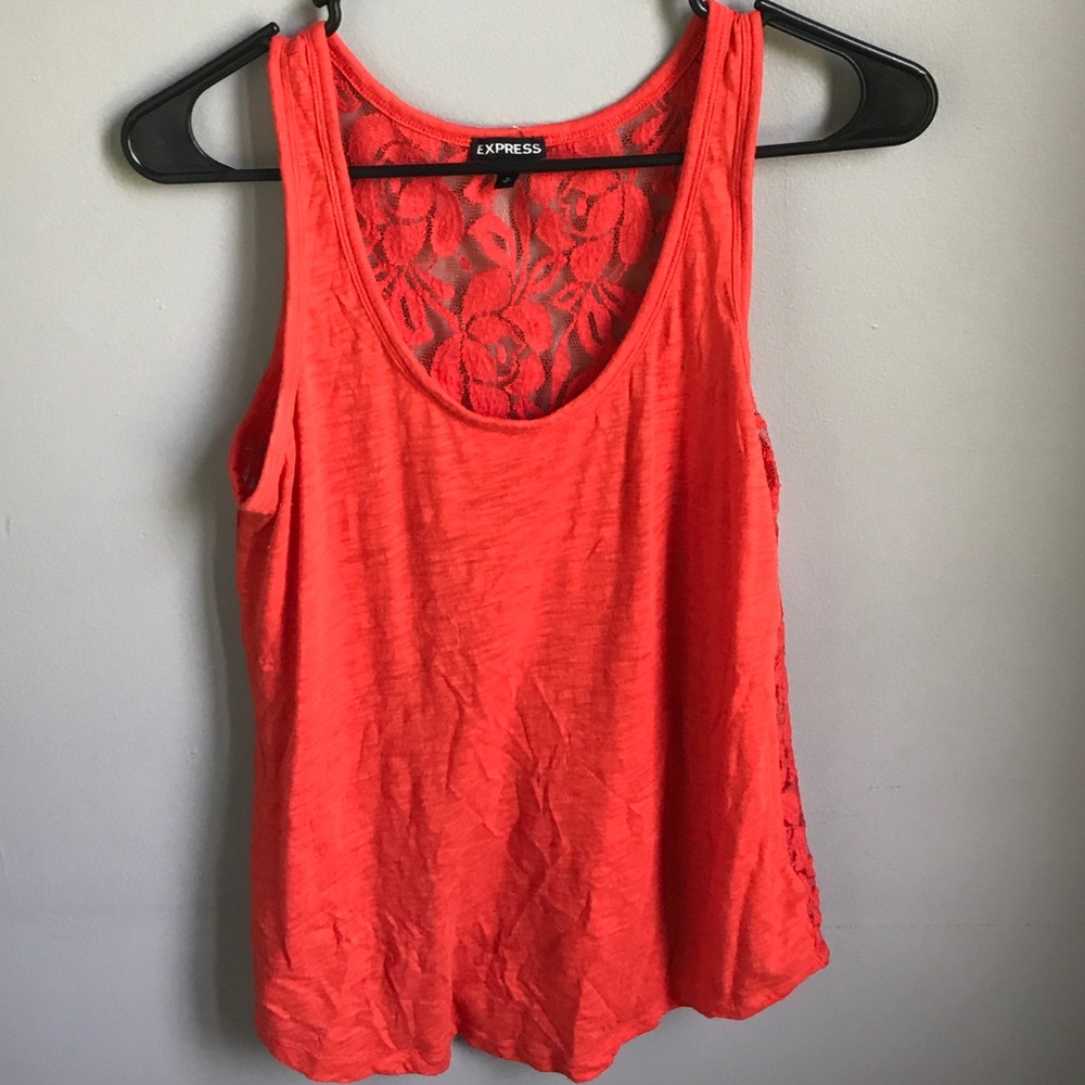 Express Burnt orange tank