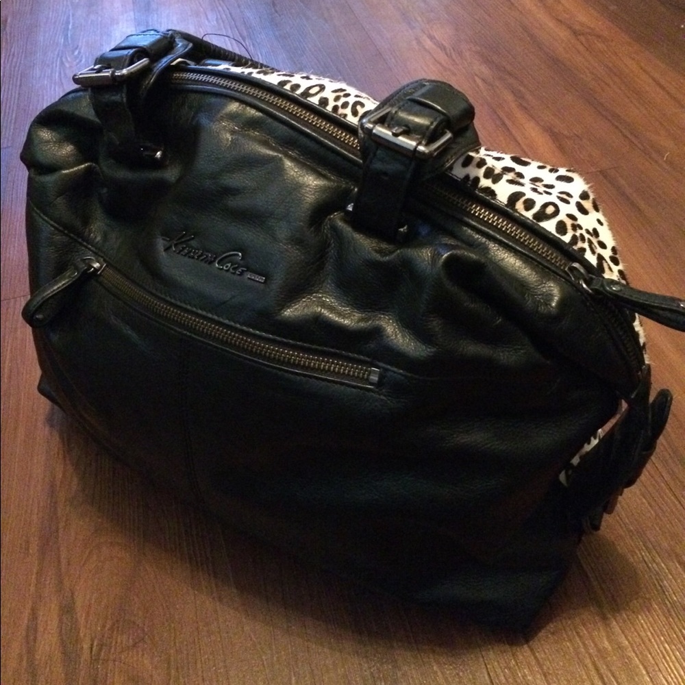 Beautiful Kenneth Cole LG Satchel CalfHair/Leather