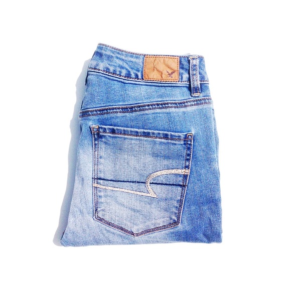 American Eagle Outfitters Denim - AMERICAN EAGLE hi rise super stretch jeans