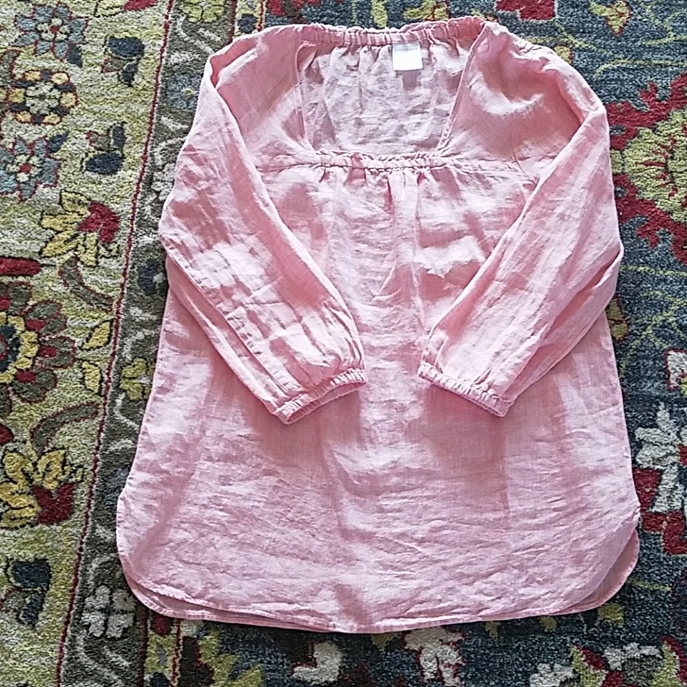 Beautiful pink linen top