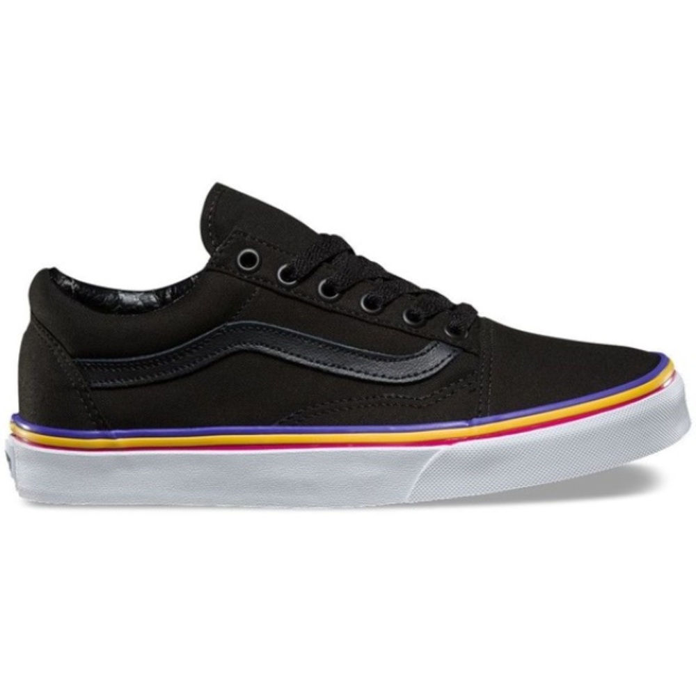 Brand new black and white vans