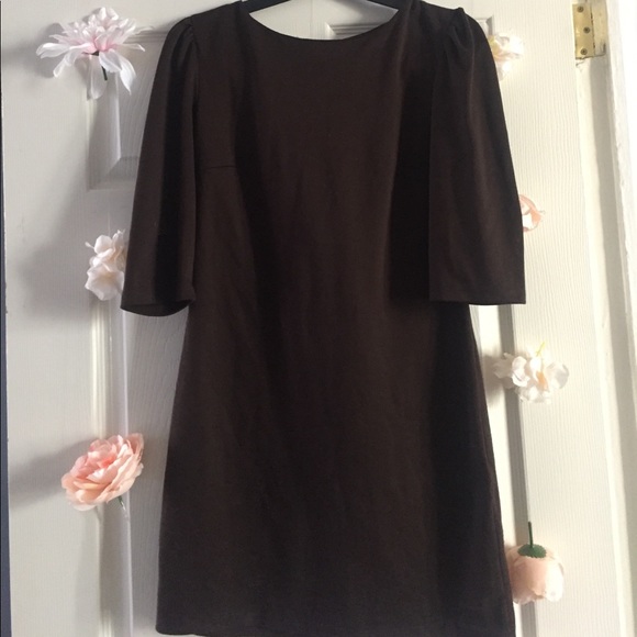 Brown open back mini dress - Picture 1 of 5