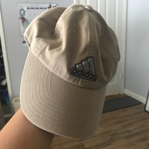 Khaki Tan Adidas Dad Baseball Cap
