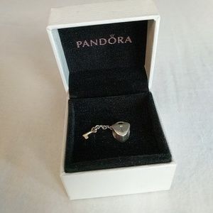 Pandora key to my heart charm