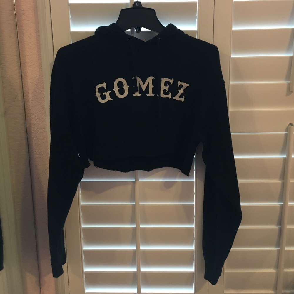 Selena Gomez Concert cropped hoodie