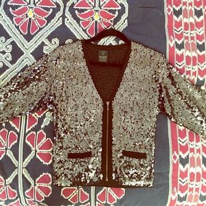 Glam zip up jacket ⭐️