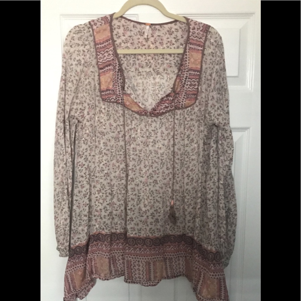 FREE PEOPLE blouse size Large