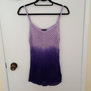 BEBE NWOT Ombre Knit Top