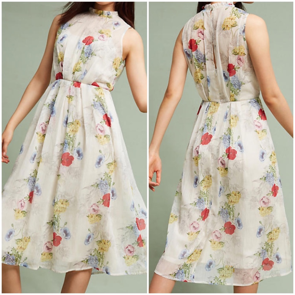 Larietta Floral Midi Dress
