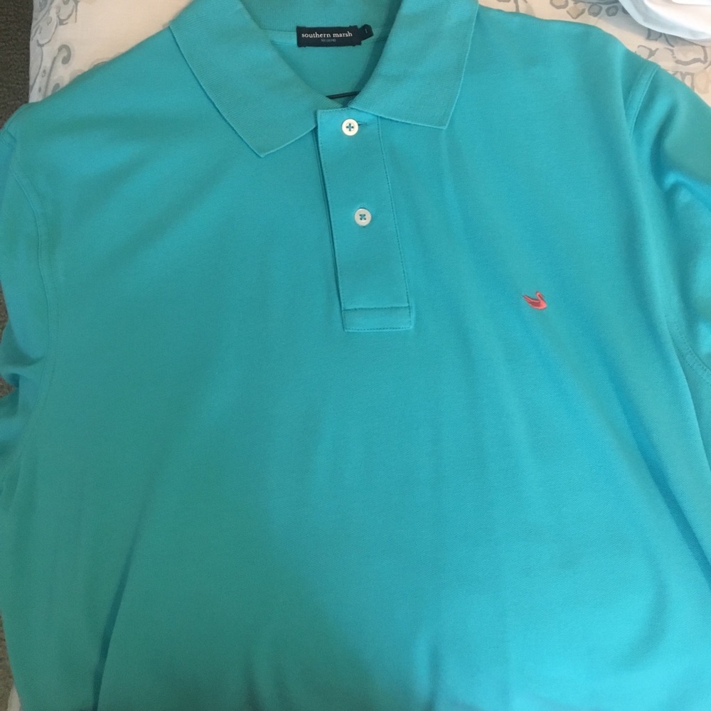 Southern marsh short sleeve polo