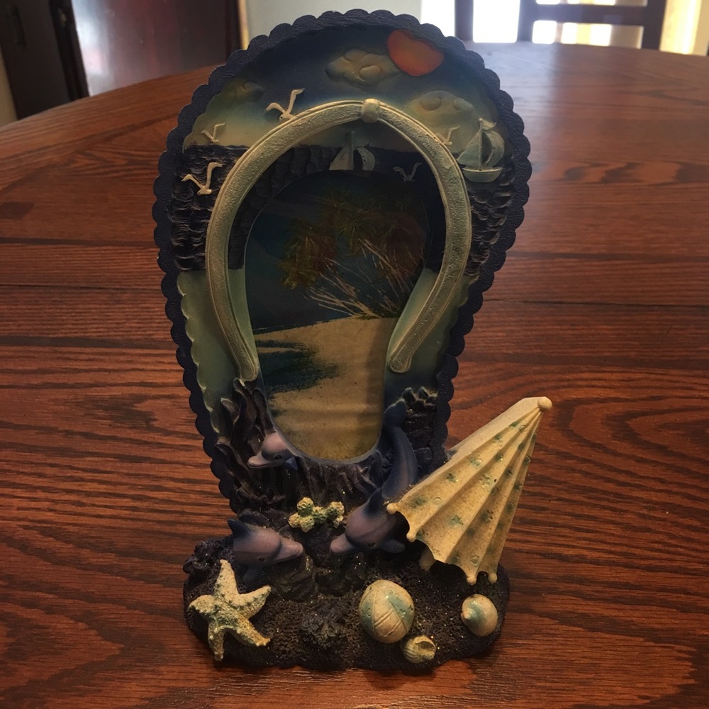 Flip flop picture frame