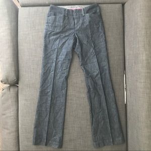 Denim dress pants