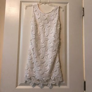 White lace dress