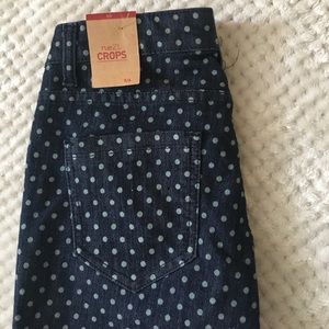 Brand new polka dot jeans