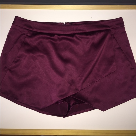 Burgundy skort - Picture 2 of 4