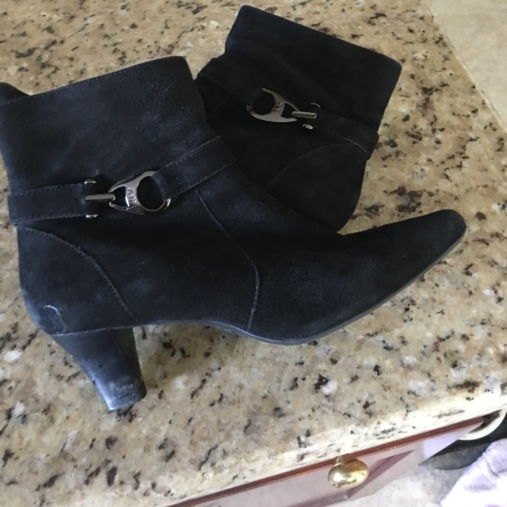 Anne Klein Suede Boot Size 7.5