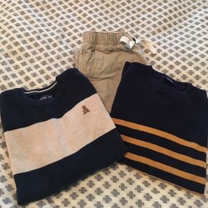 Boys sweater & pants bundle