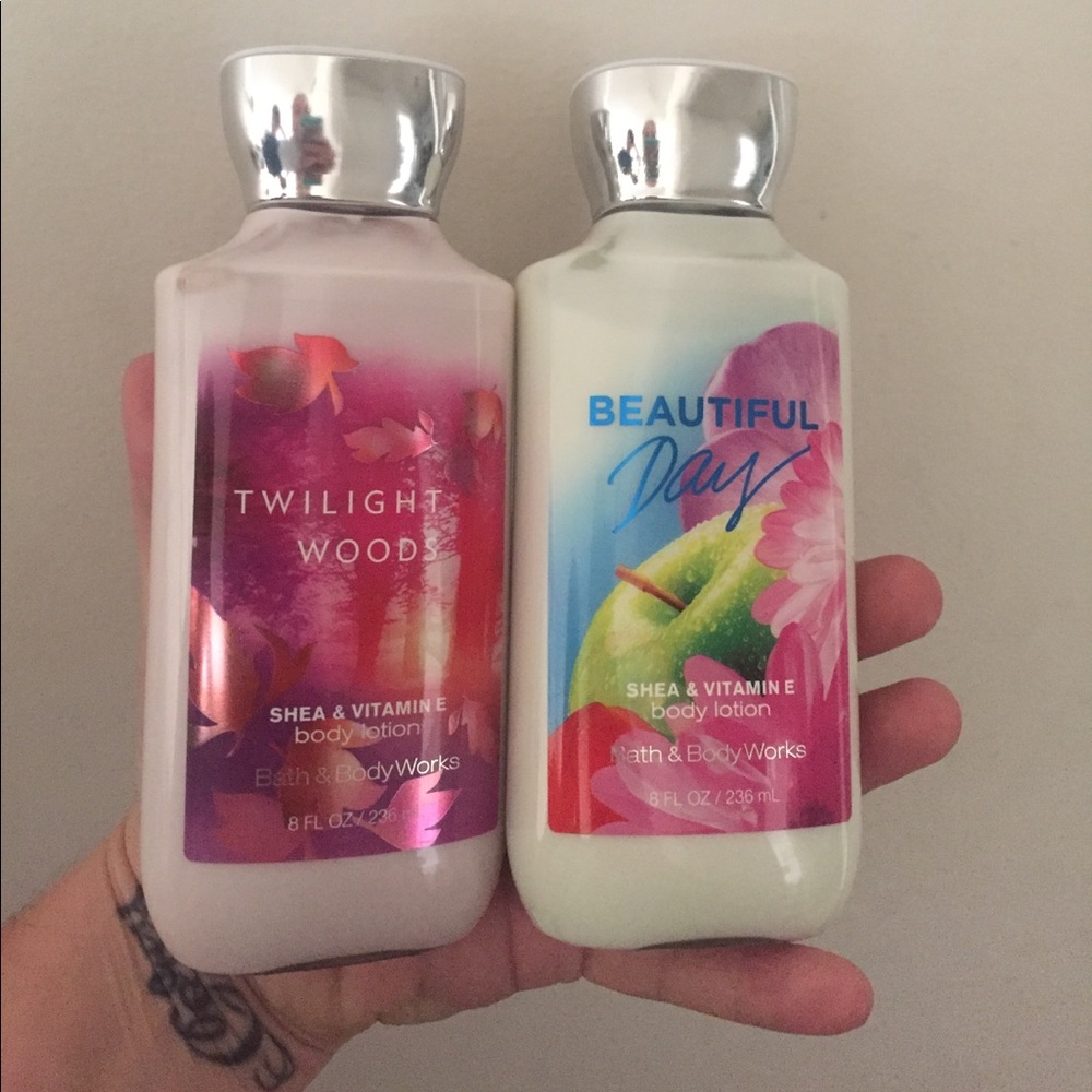 Bath & BodyWorks lotions