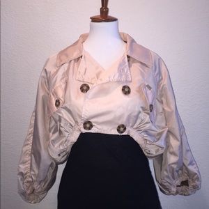 Miss sixty cropped trench style jacket