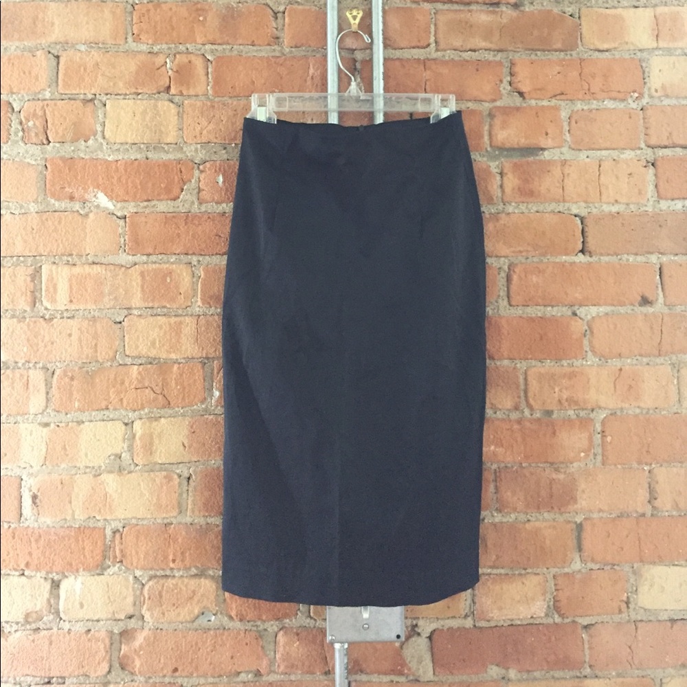 Black pencil skirt