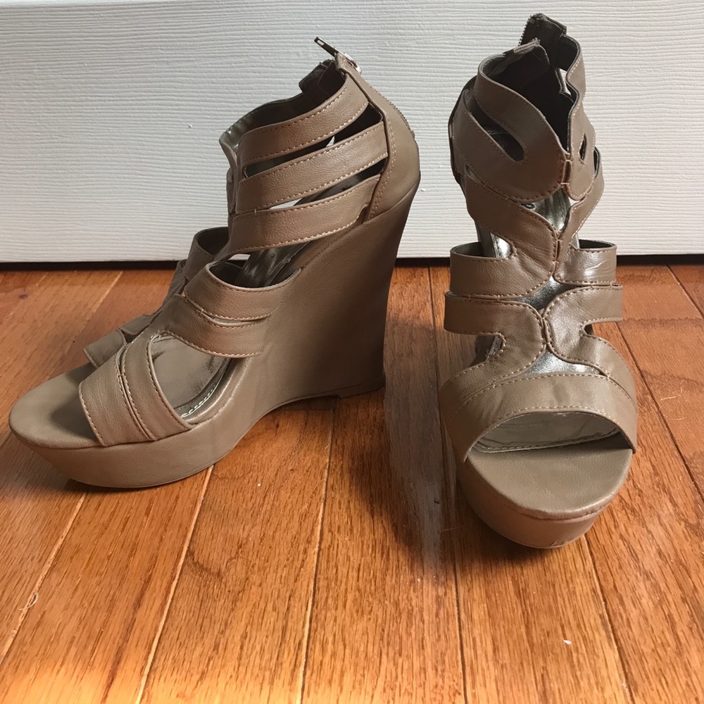 Qupid wedges, brown