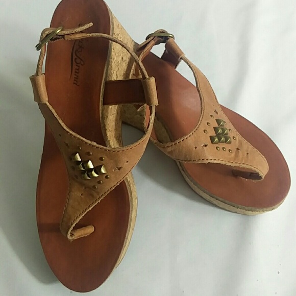 Lucky Brand Shoes - Lucky Brand Womens 6M Brown Wedge