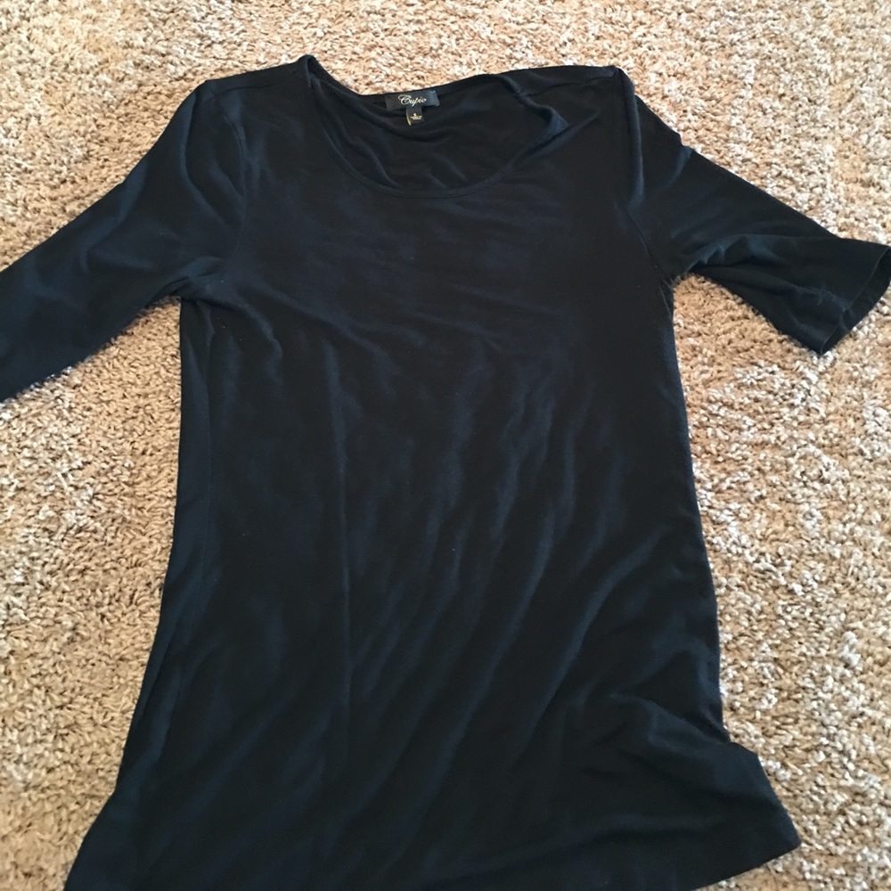 Black womens short sleeve t shirt