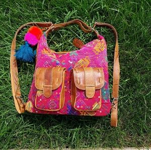 SALE: Anaya Co. India Huipil Convertible Backpack