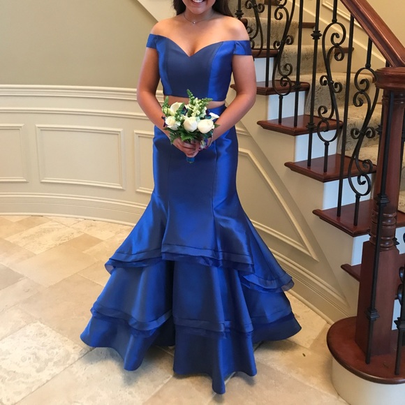 Jovani 2 piece prom dress - Picture 1 of 4