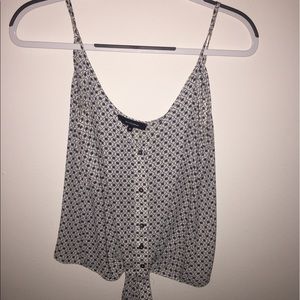 Olivaceous Top with tie