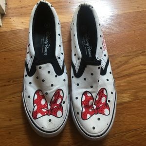 Authentic Disneyland Minnie Mouse Slip On Shoes