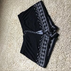 PJ salvage embroidered comfy shorts