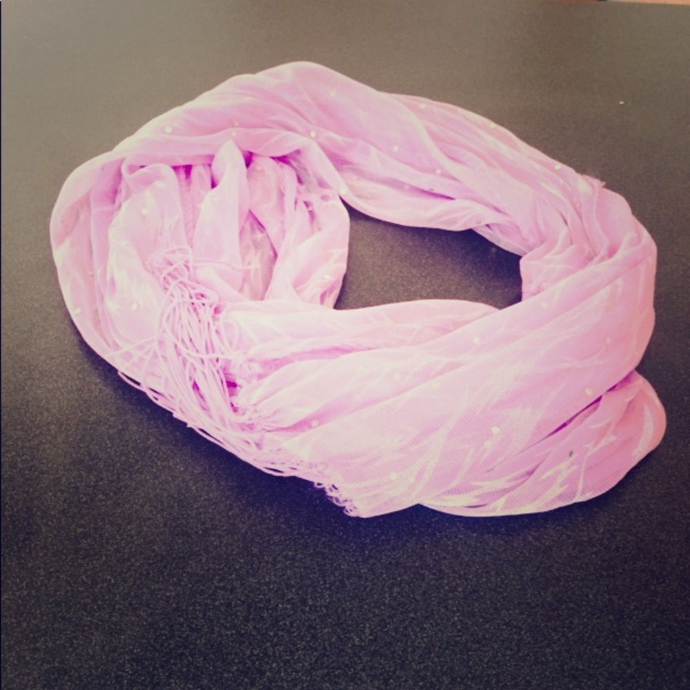 Purple/lavender scarf with diamonds