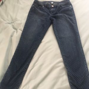 Reserved!!!!!!! Lauren Conrad Polka Dot Jeans.