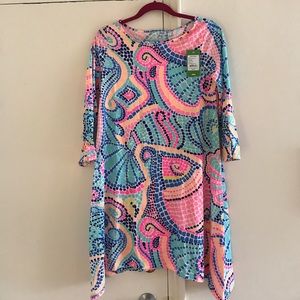 NWT Lilly Pulitzer Edna Dress in Tile Wave